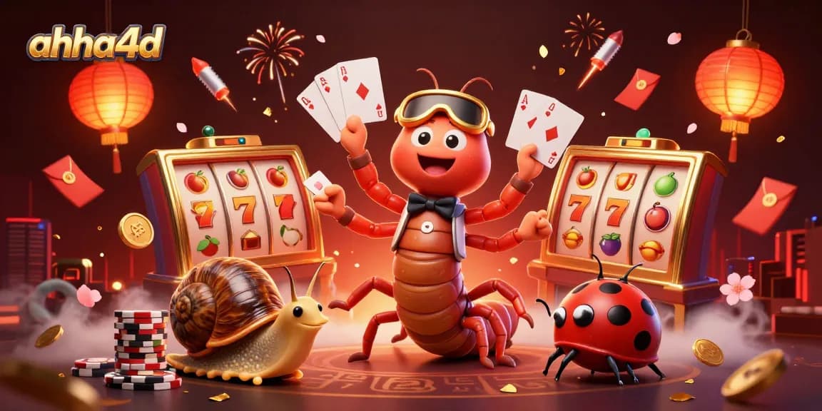 Menghadapi dealer 3D milipede di ahha4d, hasilkan keberuntungan dengan kartu dan chip!