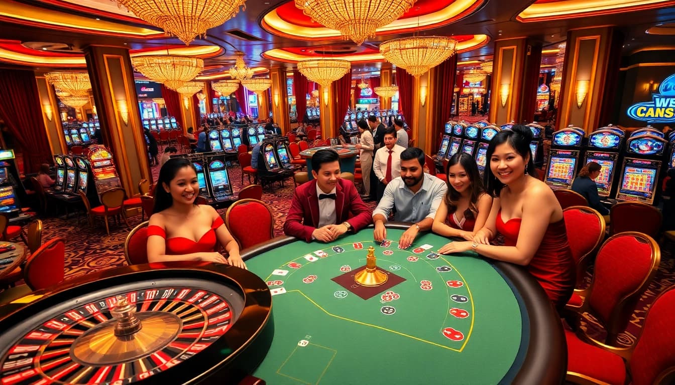 Players enjoying poker at XX88 casino, engaging in thrilling gambling excitement.
