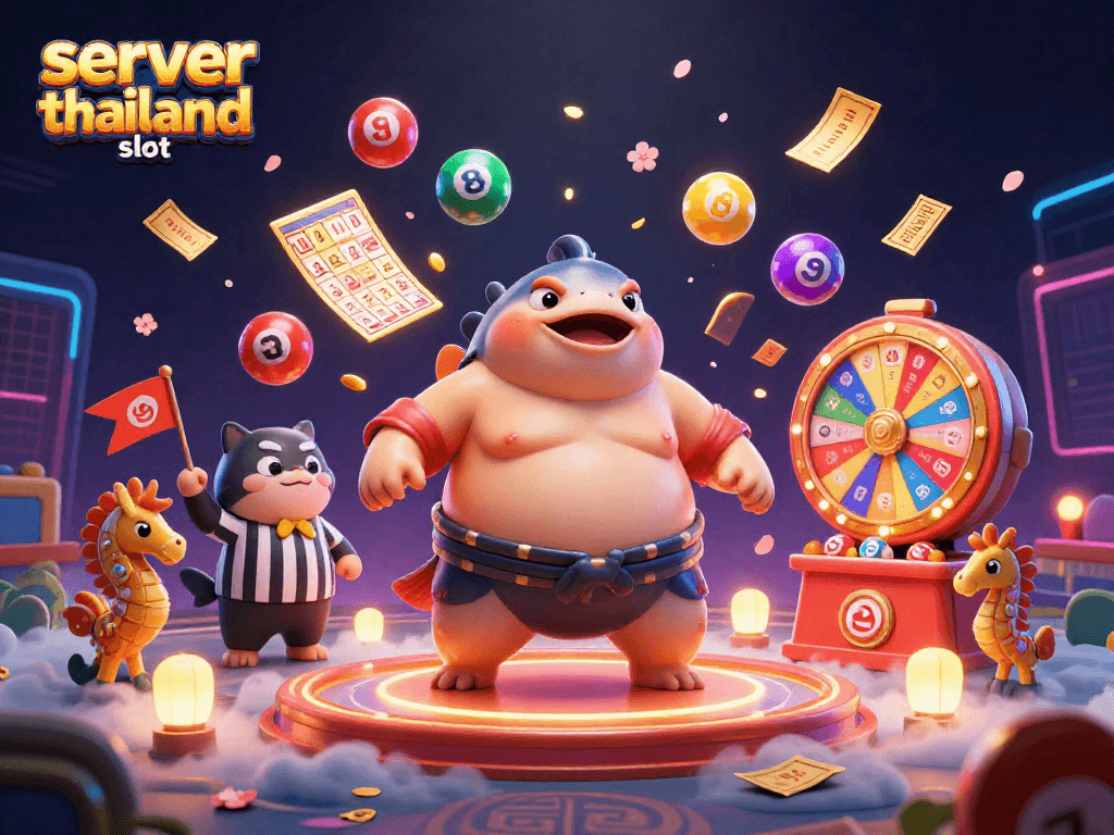 Join the excitement with server thailand slot in this vibrant underwater casino scene bursting with energy!