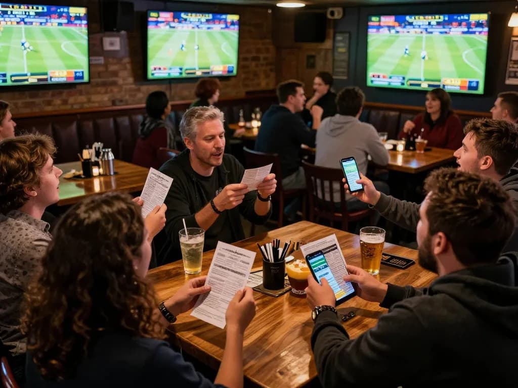 Experience thrilling sports betting at dash88 with friends enjoying live games and betting.