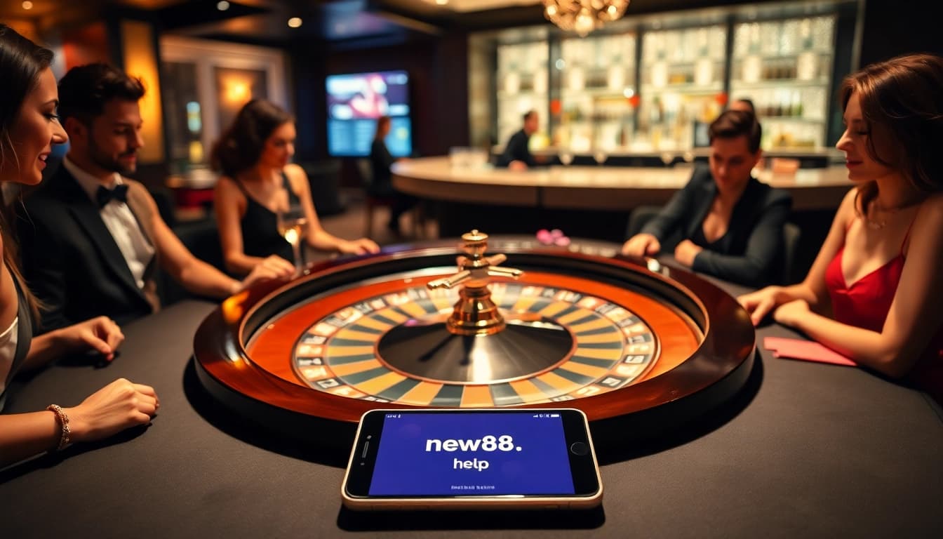 Engaging players enjoying roulette at https://new88.help/ while exploring online gambling options.