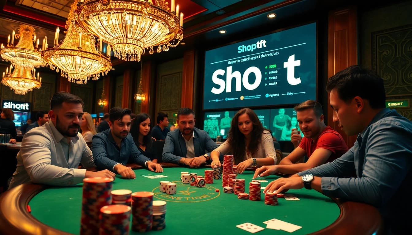 Experience the thrill of Shop tft with vibrant casino visuals showcasing poker strategies.