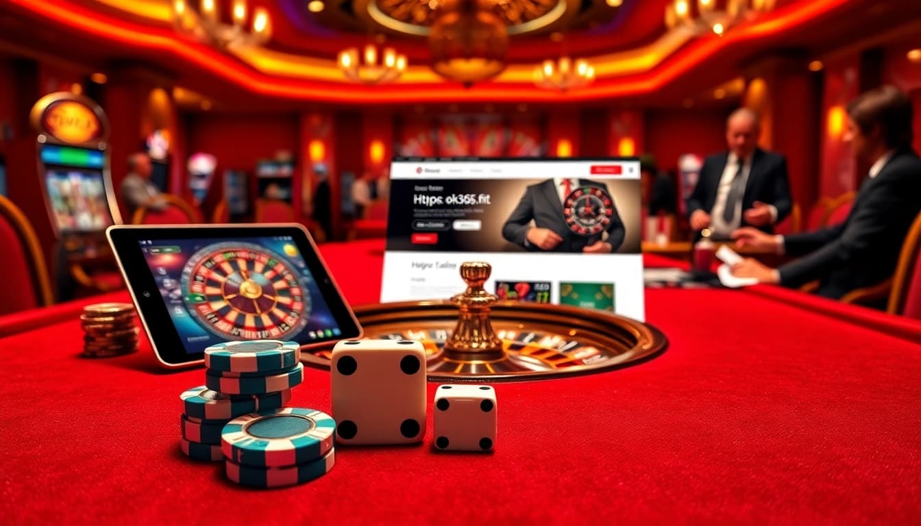 Experience the excitement of online gambling with https://ok365t.fit/, featuring luxury casino elements like roulette and poker.