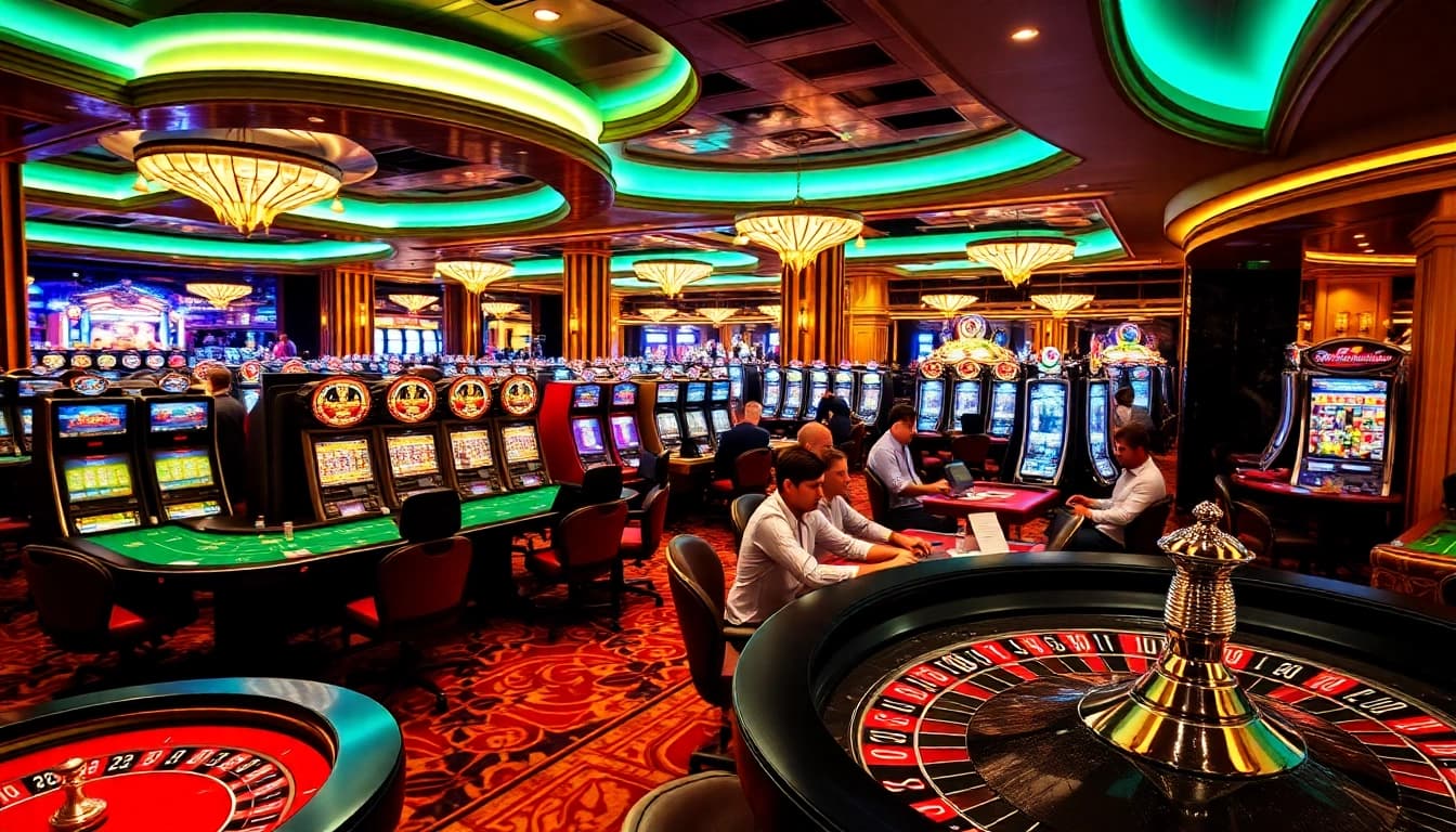 Enjoy an exciting game at rikbet casino tables filled with vibrant poker chips and betting slips.