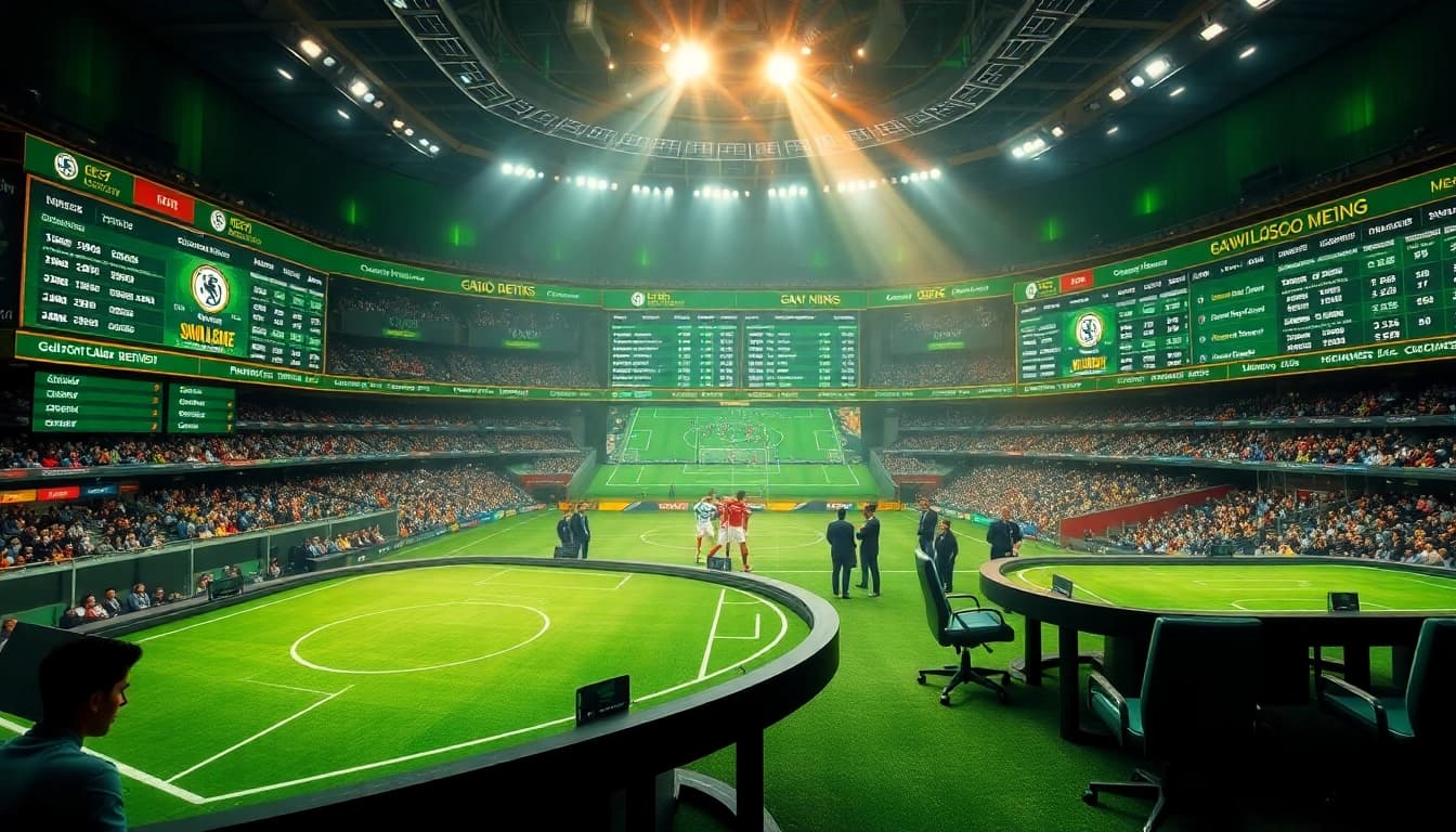 Experience the thrill of แทงบอล with a vibrant online sportsbook showcasing exciting betting options and live odds.