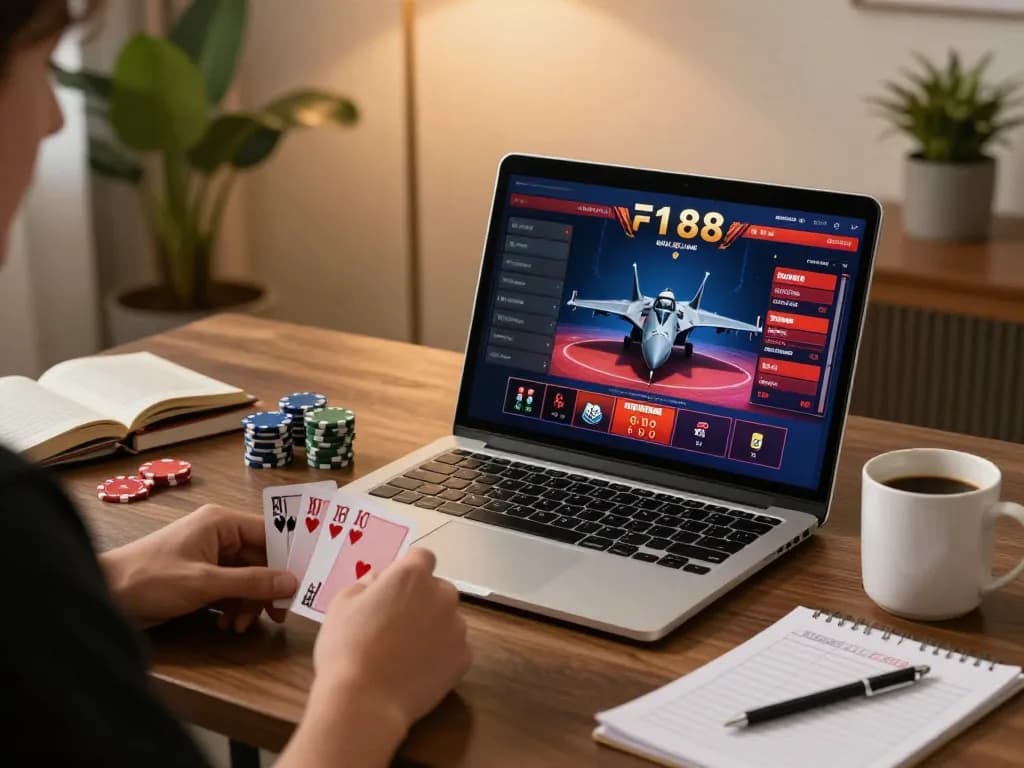 Enjoy engaging poker gameplay at f168 from a stylish home setup, immersing in strategic online gambling.