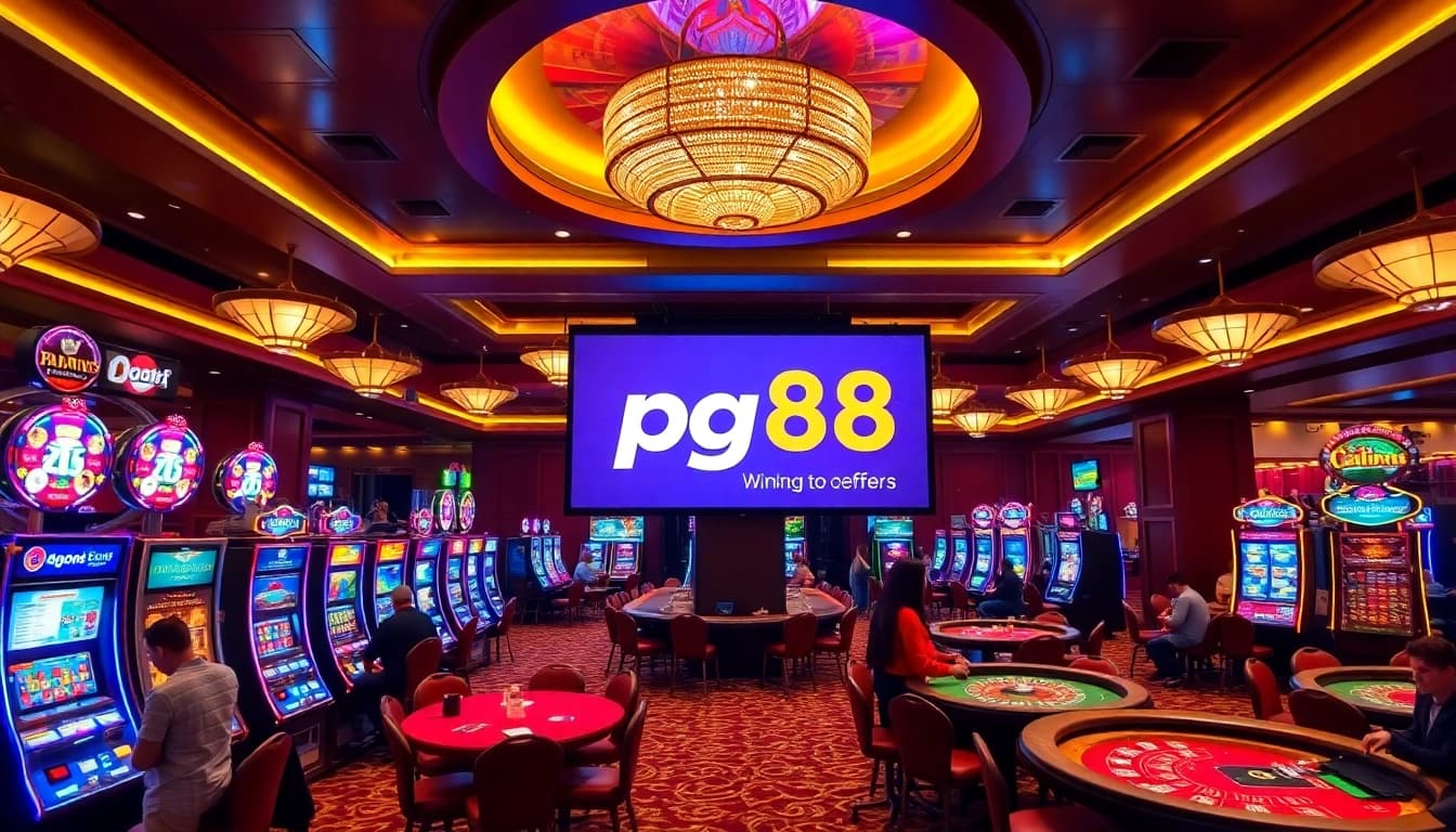 Experience thrilling gameplay at pg88 with vibrant casino activities and engaging players.
