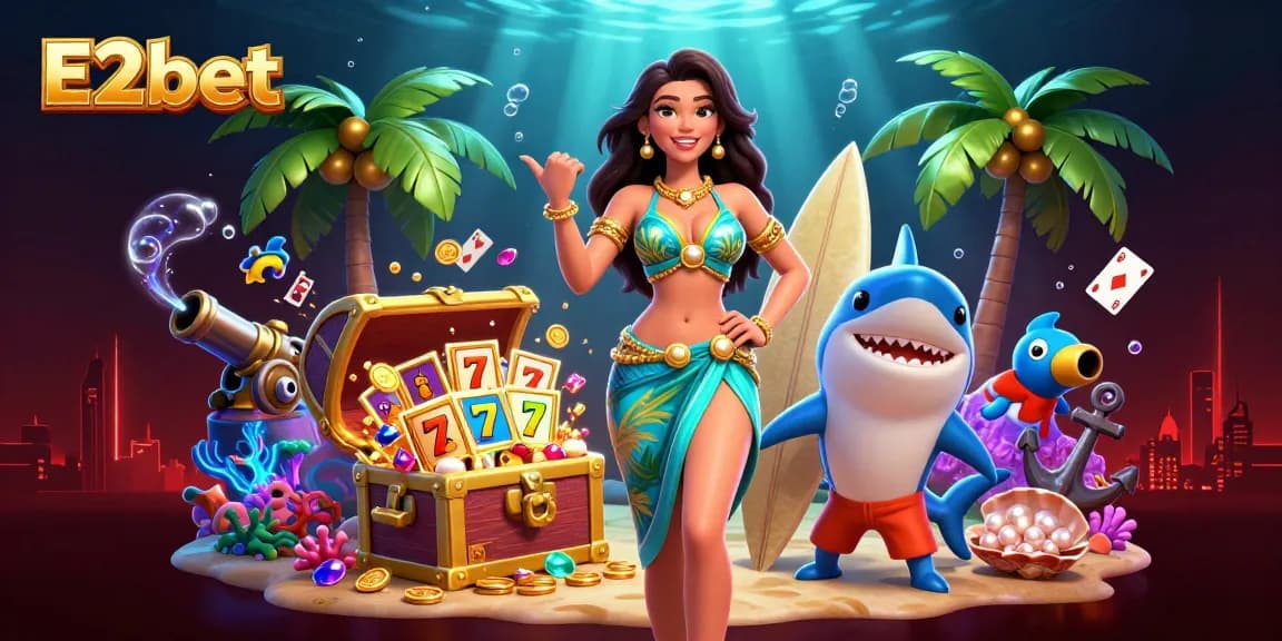 E2bet offers an exciting online gaming experience with dynamic visuals and engaging characters.