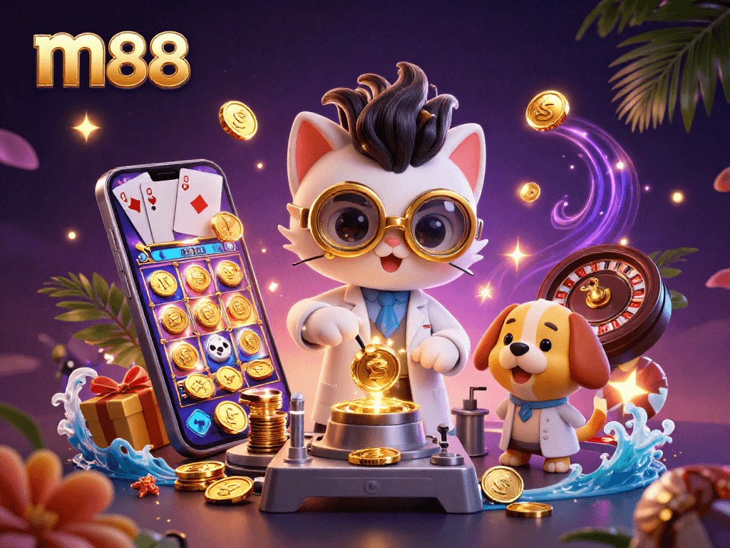 m88 สนุกกับการเล่นสล็อตออนไลน์และพนันคาสิโนสดที่ M88