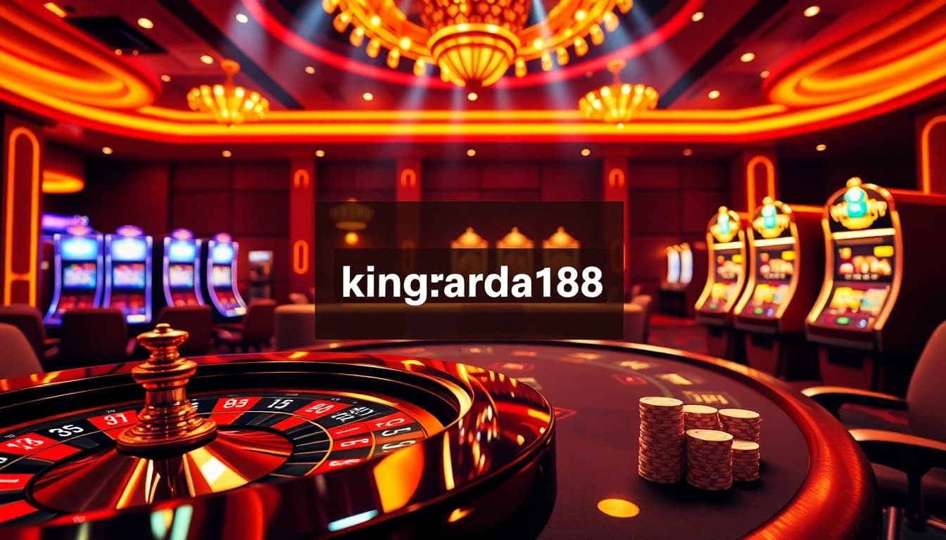 Experience the thrill of kinggaruda138 with players engaging at roulette and slot machines.