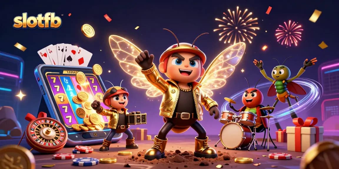 Slotfb meningkatkan keseruan permainan kasino dengan cicada rock star dan elemen permainan slot yang menarik.