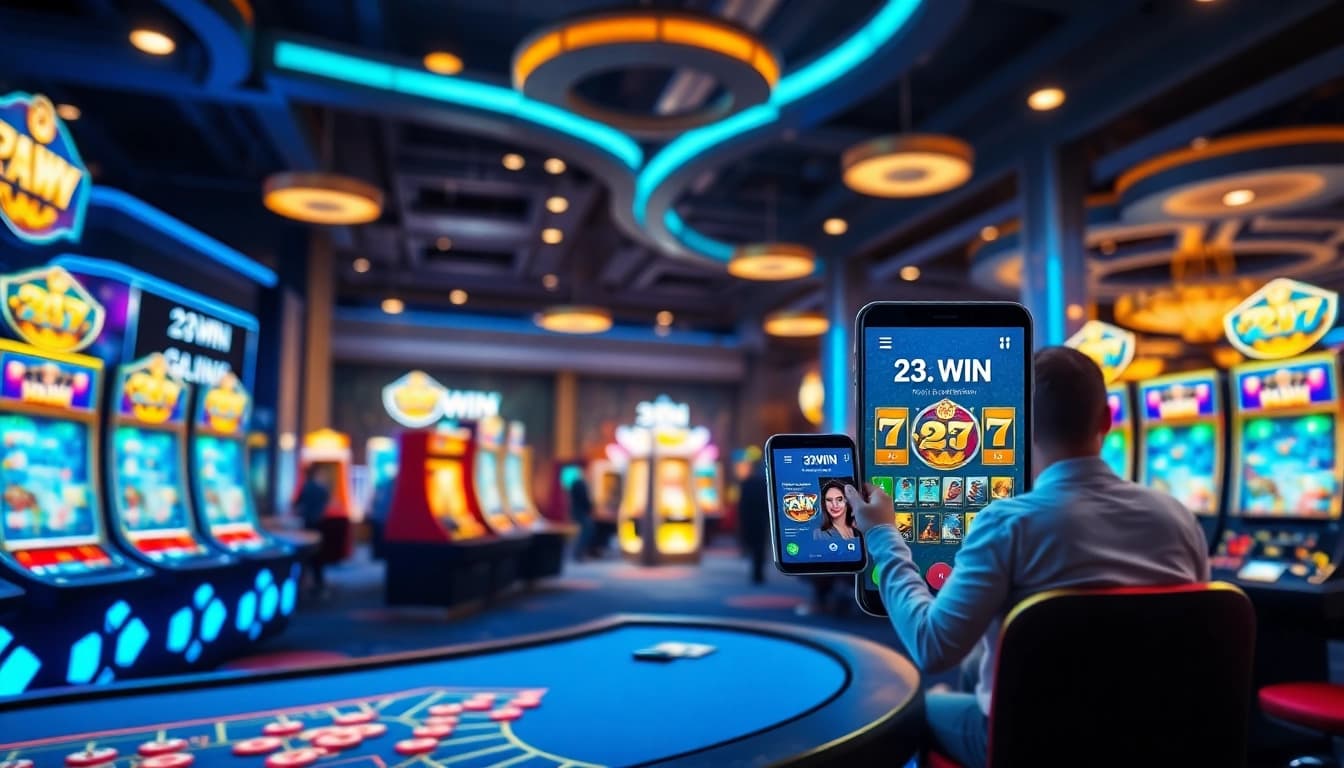 23WIN online casino experience with vibrant gaming environment and user-friendly interface.