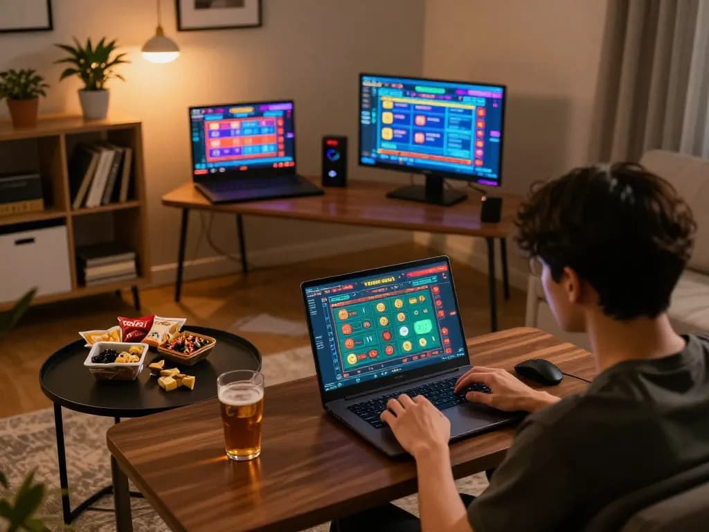 Togel88 Login Link Alternatif shown on a laptop screen during an online gaming session