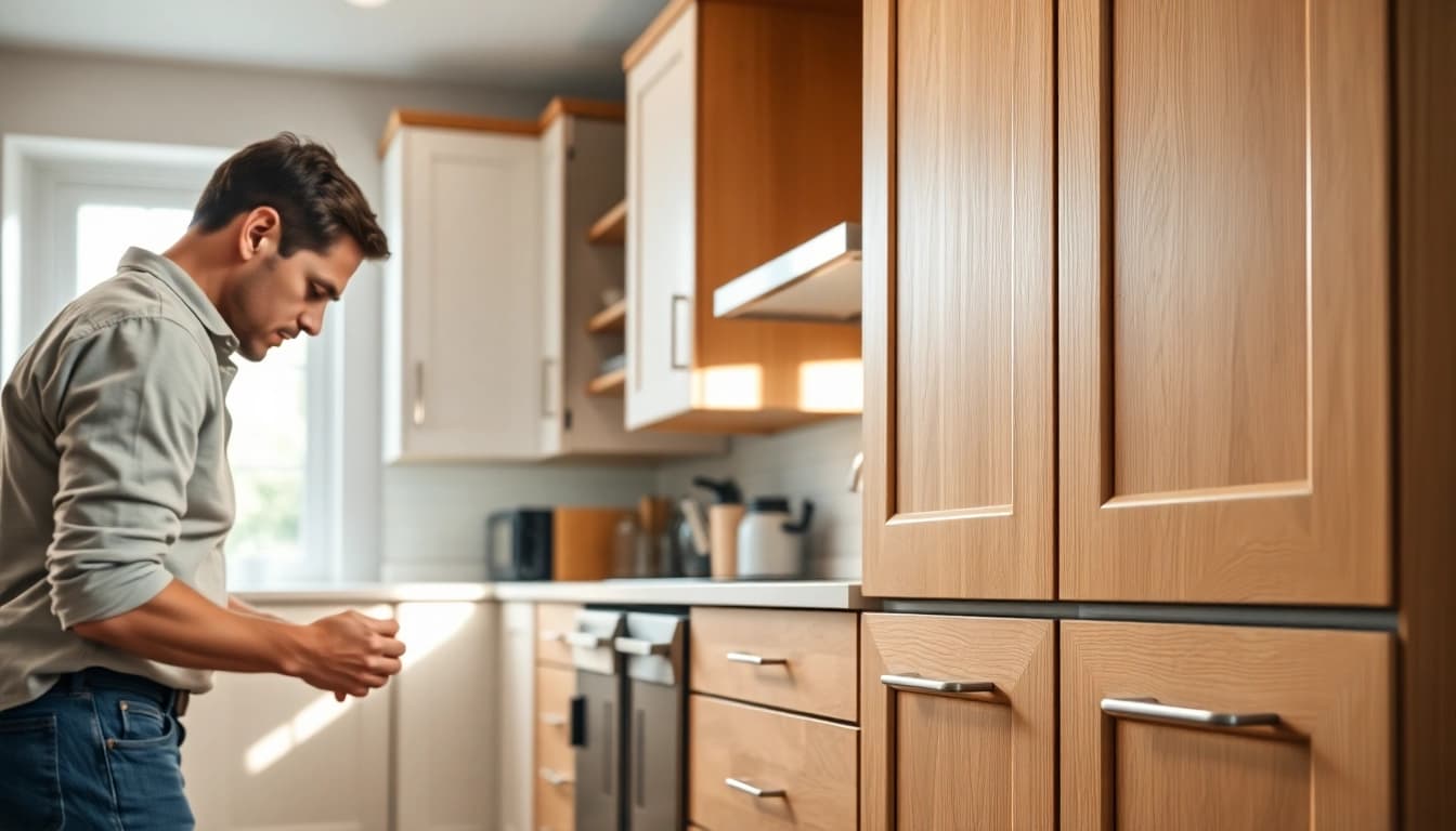 Revamped cabinets in a spacious kitchen through Cabinet Refacing Saint Petersburg FL.