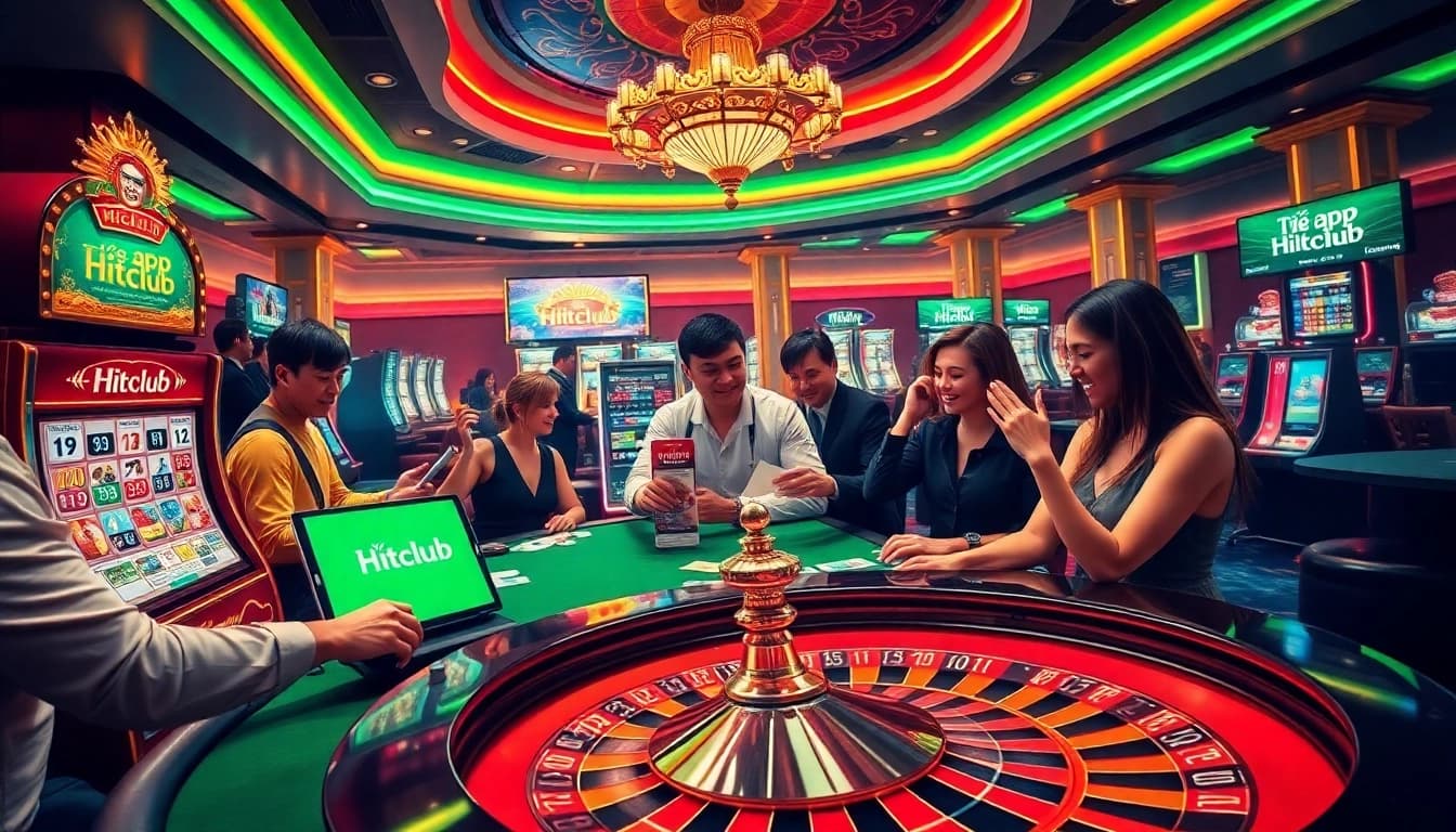 Tải app Hitclub to experience thrilling online casino games with vibrant graphics and engaging gameplay.