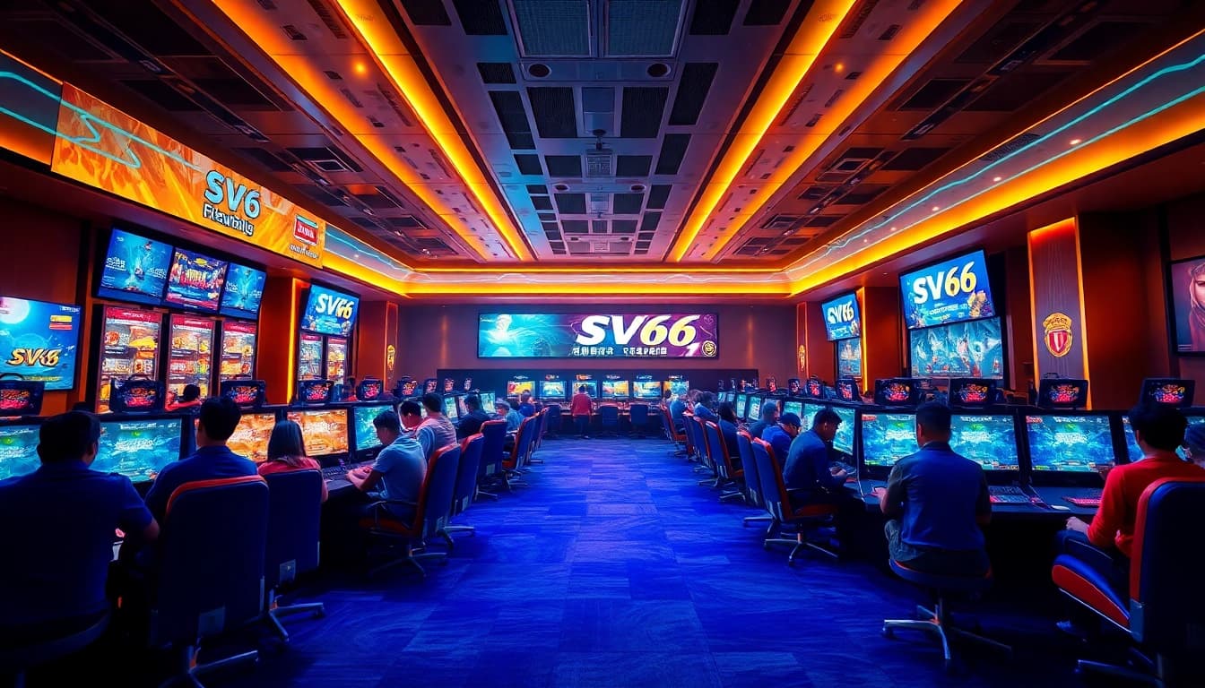 Vibrant gaming atmosphere at SV66 showcasing diverse players enjoying thrilling games.
