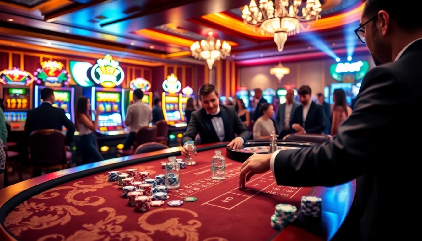 Experience thrilling wins at 88bet with a vibrant casino scene featuring poker chips and roulette.