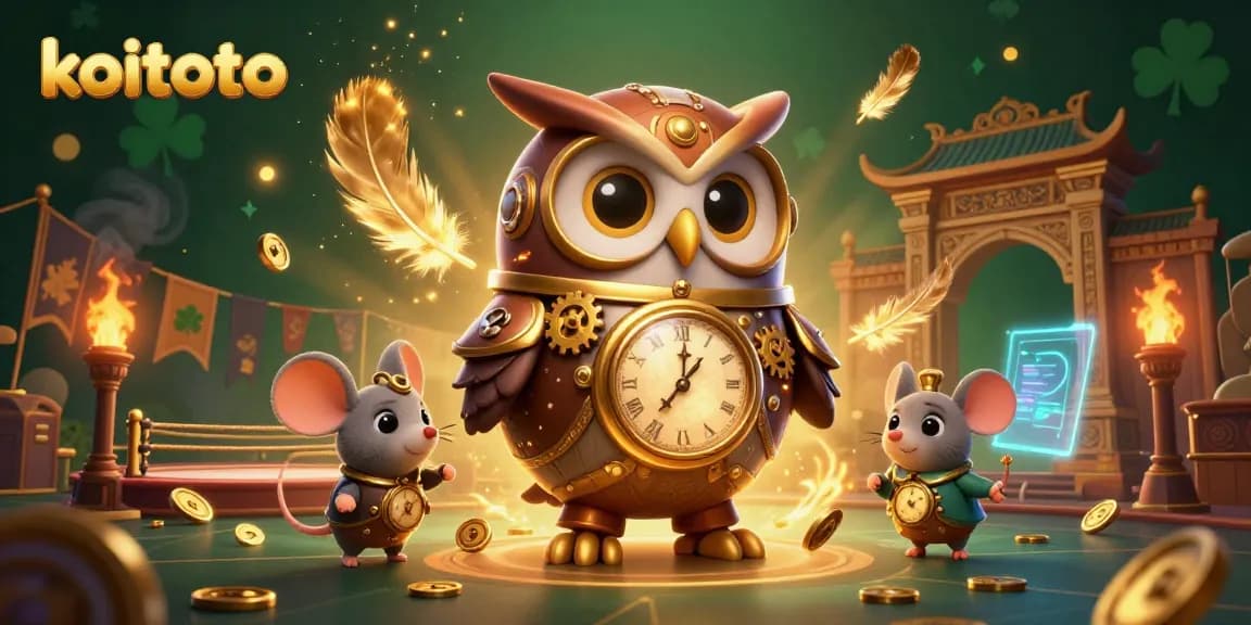 Experience thrilling betting adventures with koitoto in a rich 3D gambling world filled with coins and vibrant casino elements.