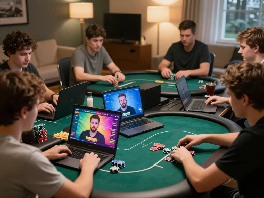 Players engaging in an exciting online poker game on the gg88 platform, showcasing animated betting action.