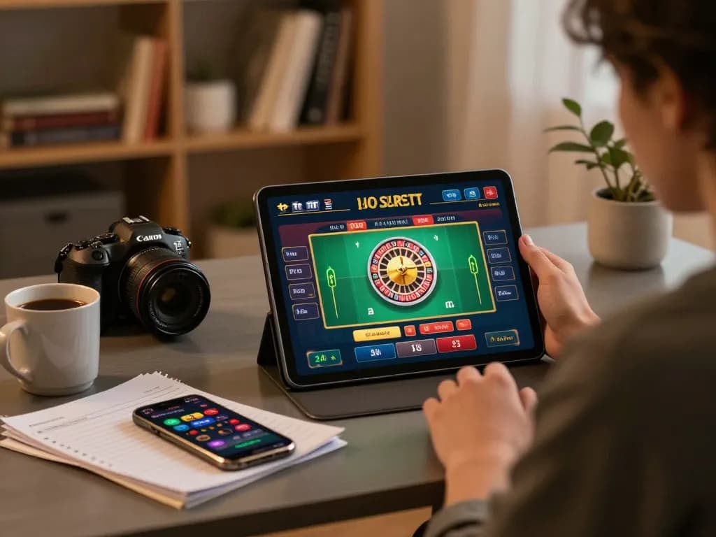 Engaging with nn888 casino app for roulette gameplay, showcasing home gaming strategies