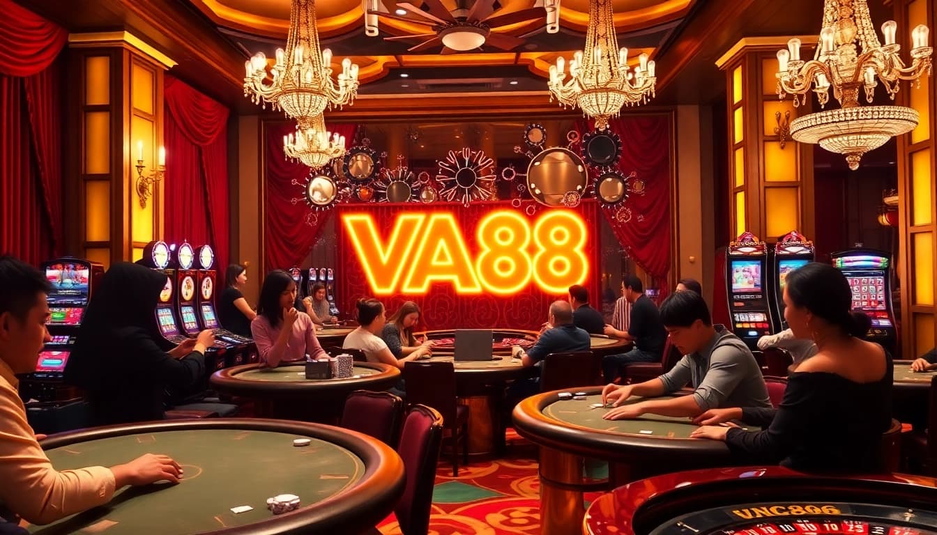 Experience the excitement of gambling at VA88's premier casino with high-stakes action.