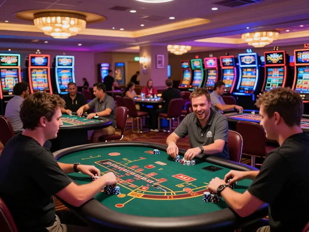 Players enjoying the thrill of live gaming at jun88 casino with dynamic action and engaging gameplay.