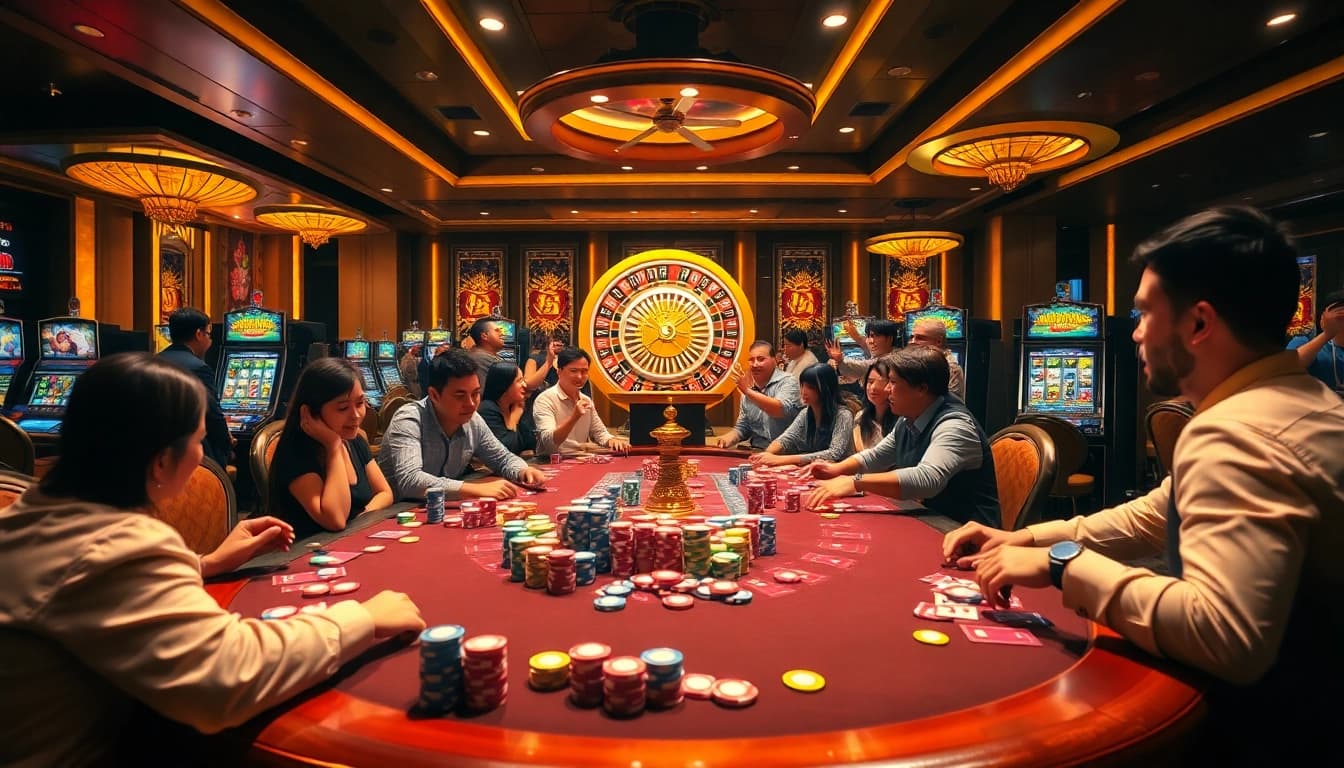 Experience the thrill of winning at Trang chủ uu88 with a vibrant casino atmosphere filled with excitement.