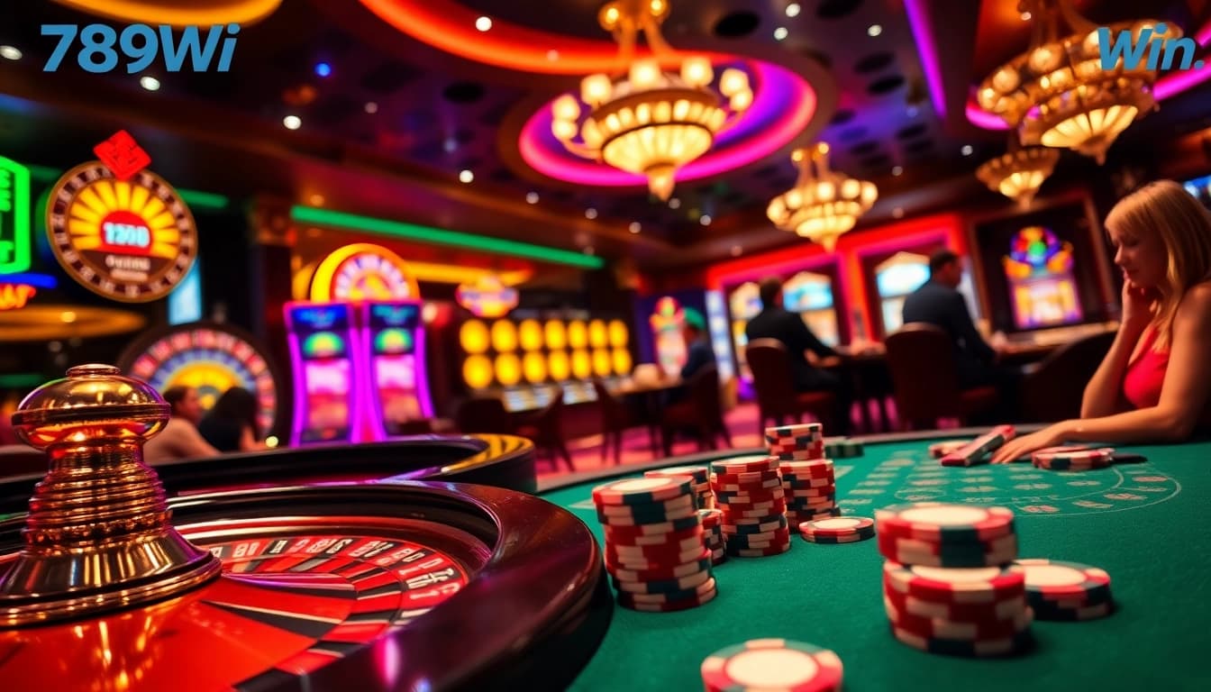 Experience the thrill of 789Win with exciting games and vibrant casino visuals.