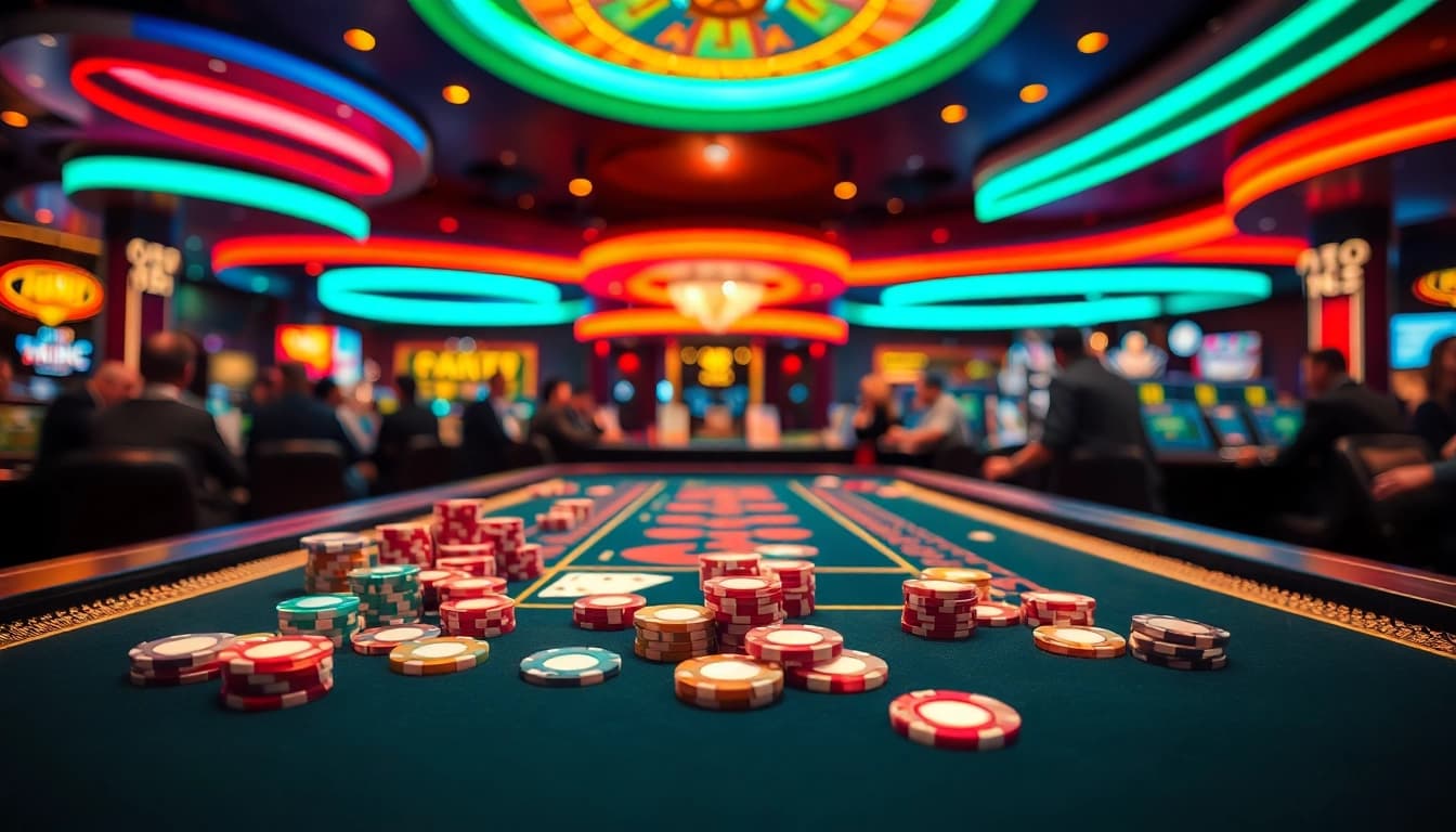 viabahis giriş ile canlı casino oyun masası ve oyuncuların heyecanlı anları.