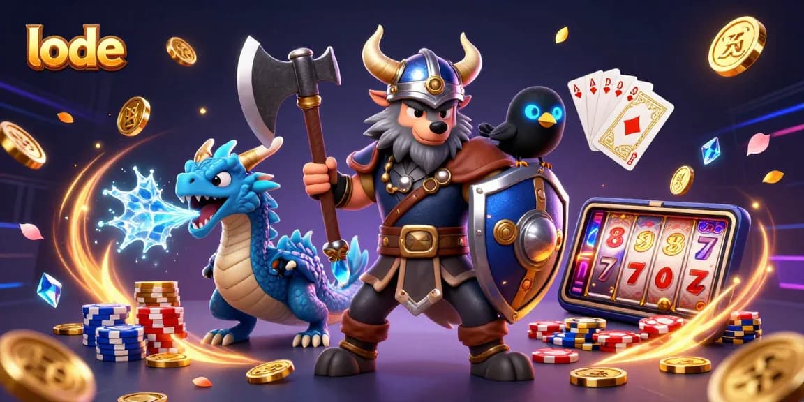 Experience thrilling wins with lode as a Viking warrior and dragon uncover treasures!