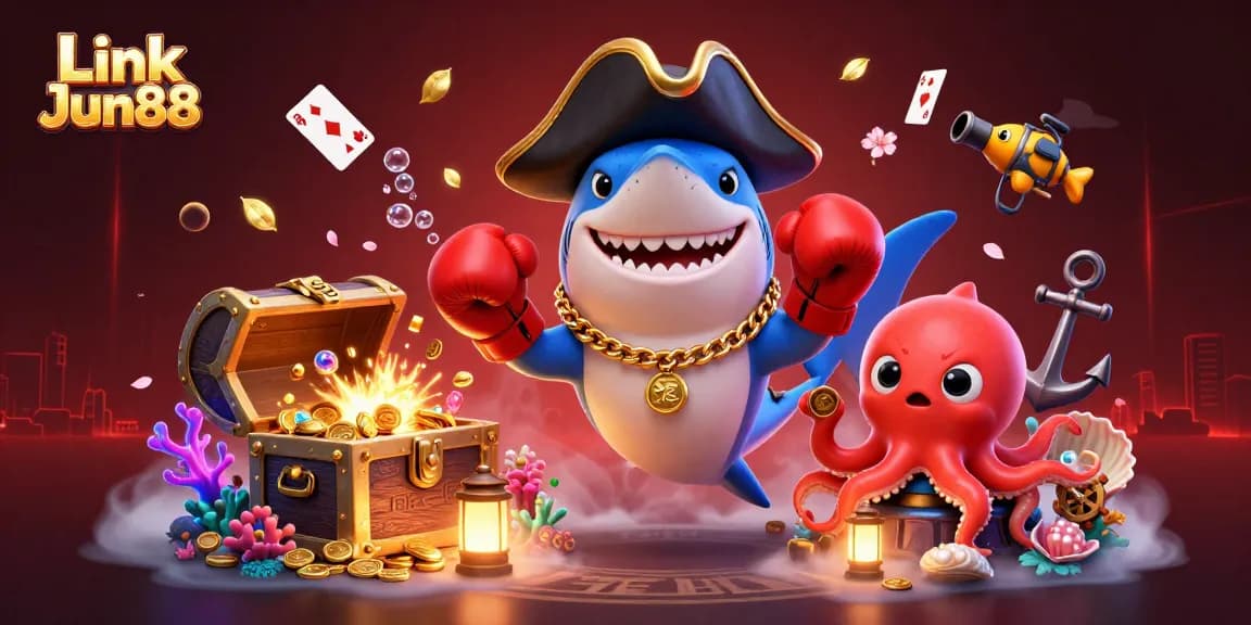 Experience exciting gameplay at Link Jun88 with dynamic casino characters and treasures!