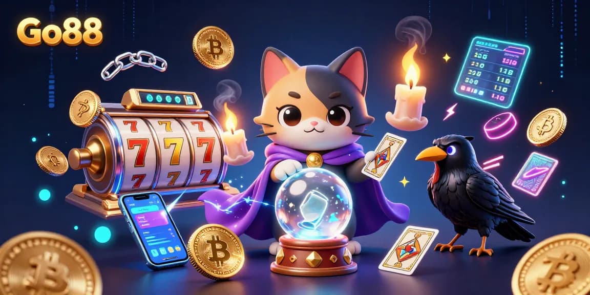 Engage with Go88's thrilling slot games featuring mystical characters and vibrant 3D effects.