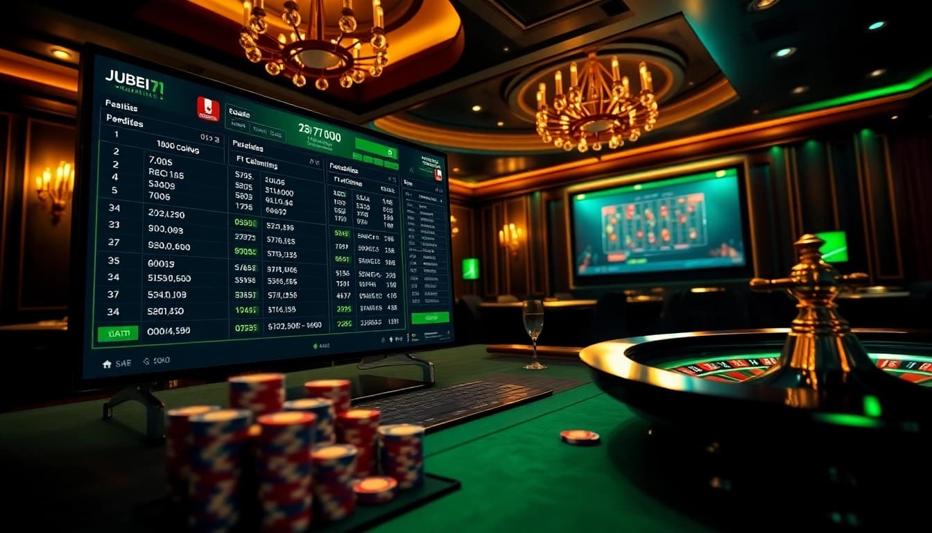 Betting on Judi Bola with exciting football match displays and casino elements.
