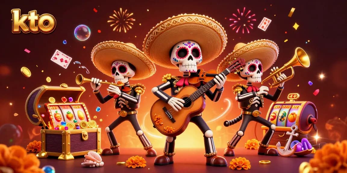 Experience thrilling KTO gaming with vibrant mariachis, jackpot slots, and underwater treasures.
