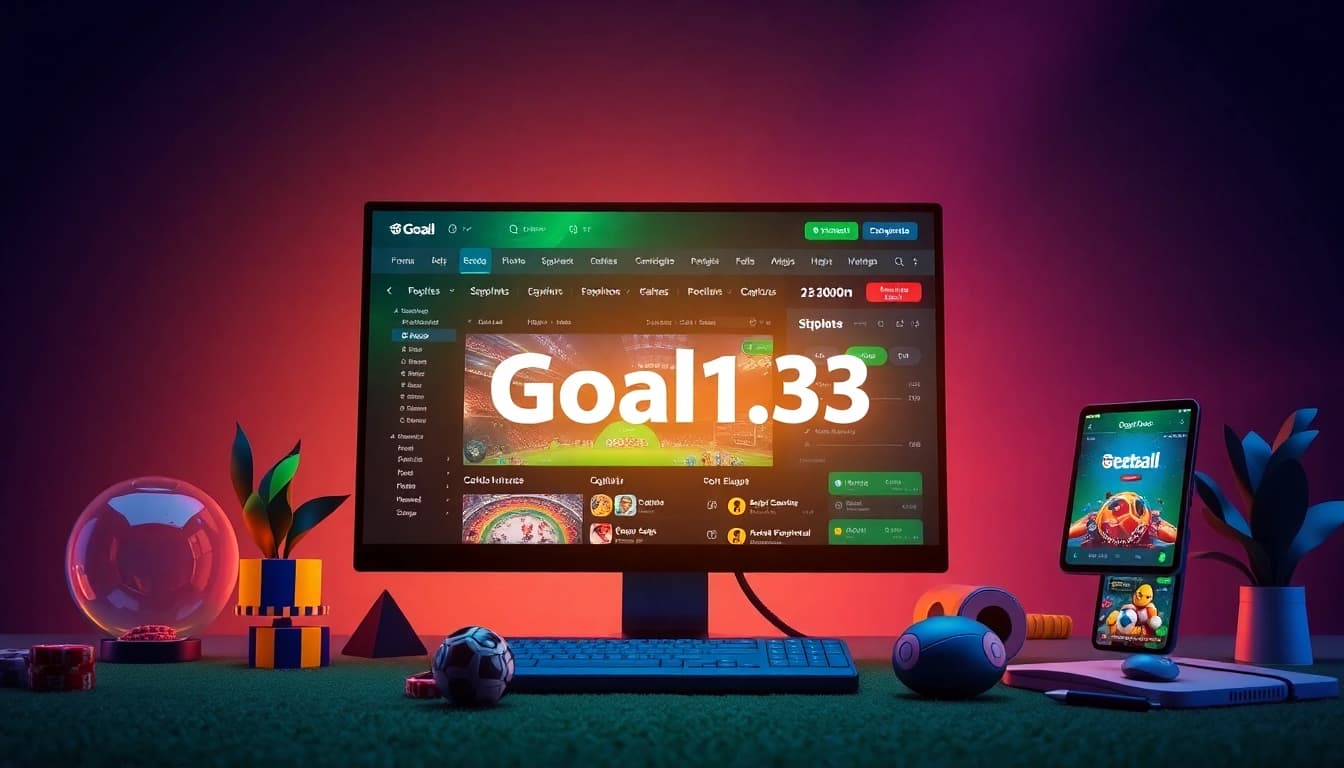 Goal123 online betting platform showcasing user-friendly interface and vibrant gaming options.