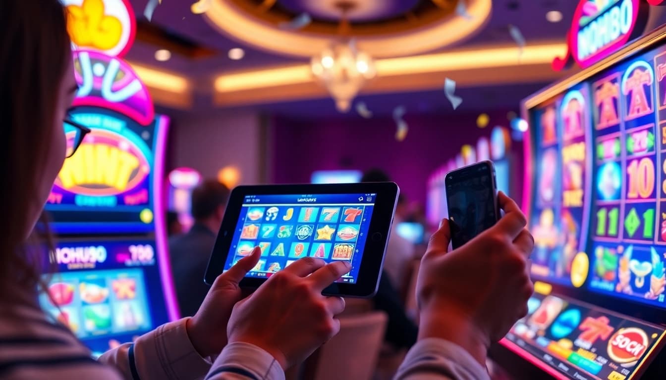 Exciting gameplay on NOHU90, showcasing vibrant slot games and jackpot opportunities.