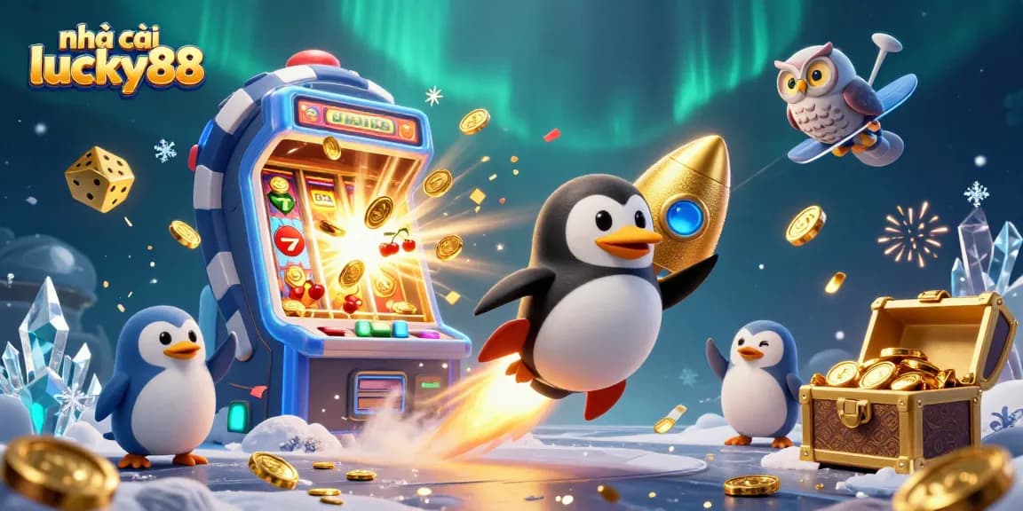 Engaging scene featuring nhà cái lucky88 and a vibrant casino-themed illustration.