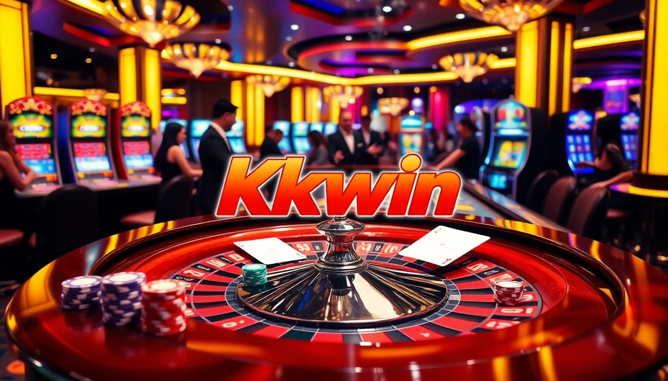 Engaging players at the Kkwin casino, with vibrant roulette and poker action for a thrilling experience.