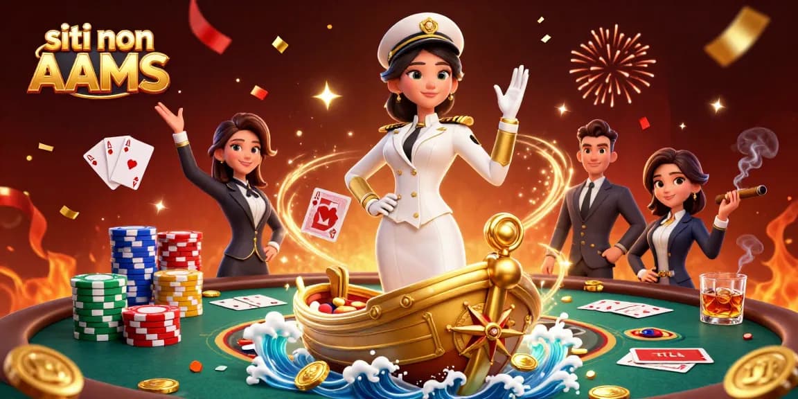 Vivi l'emozione dei siti non AAMS con straordinarie immagini di poker, monete d'oro e dinamici elementi di gioco.