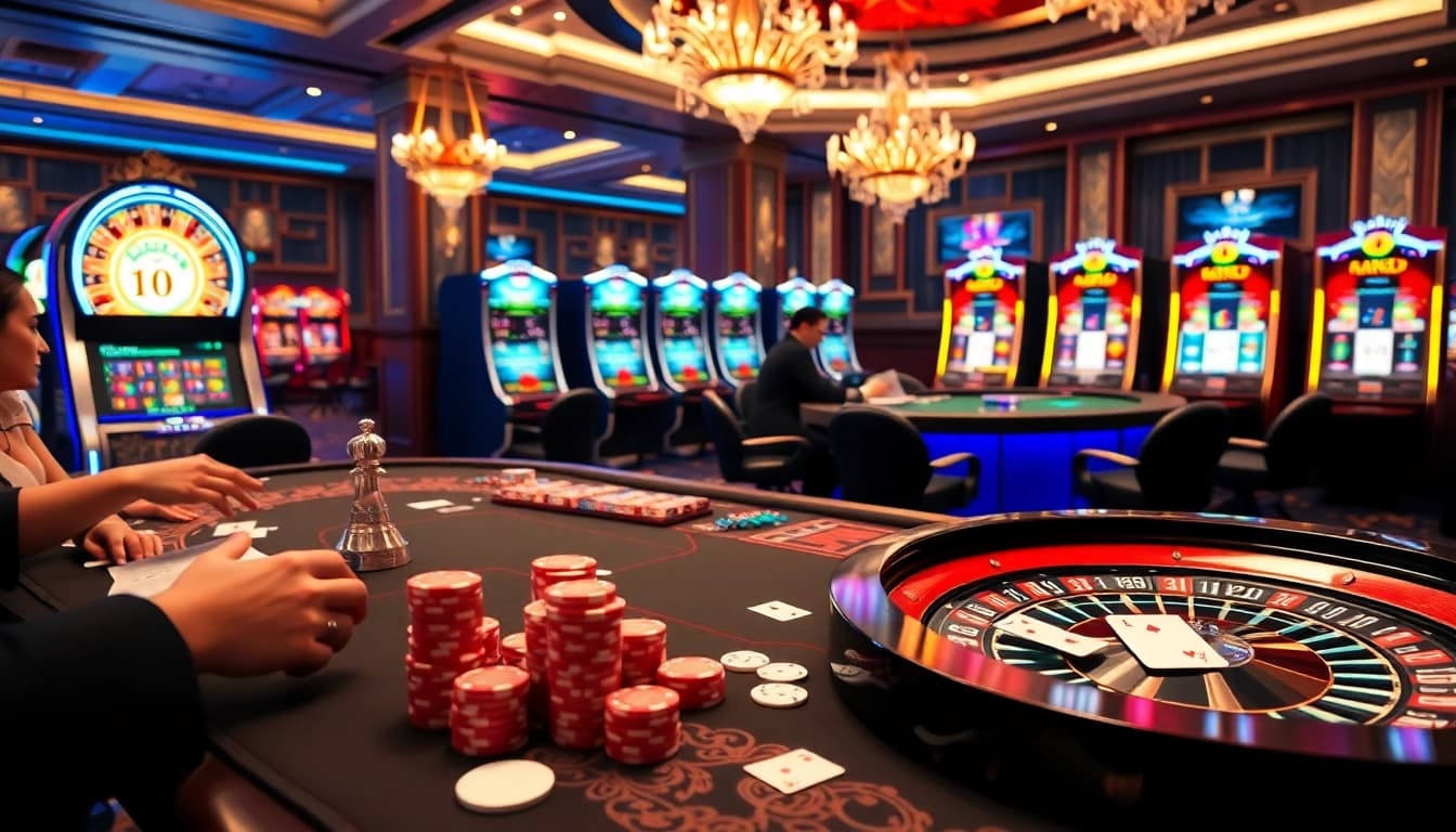 Exciting gameplay at Situs Gacor casino featuring poker chips and high RTP slots.