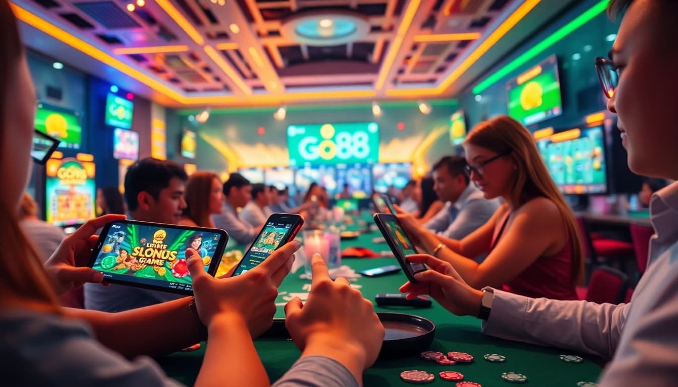 Go88 online gaming environment showcasing players enjoying various games
