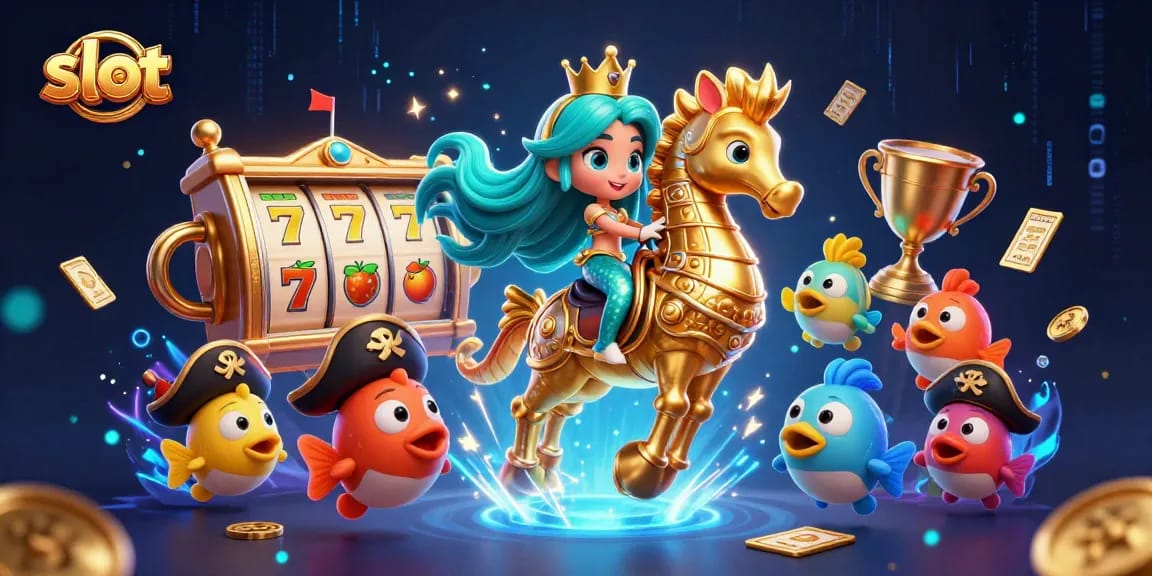 Experience the thrill of slot gaming with vibrant mermaid themes and rich gaming elements.