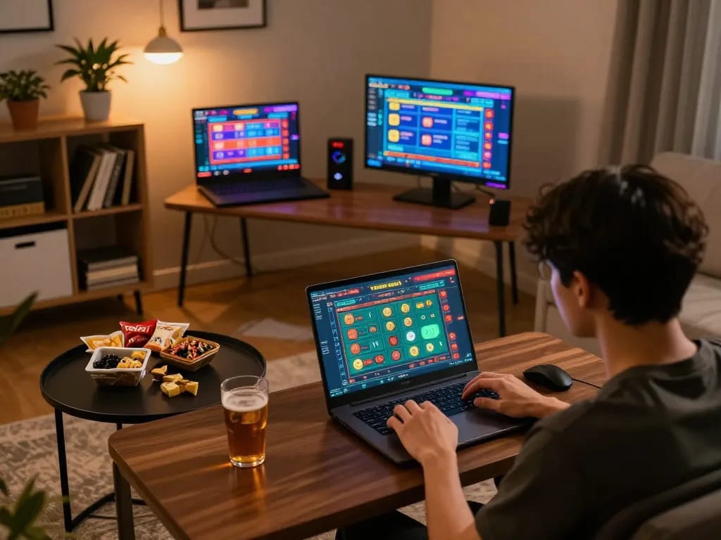 Togel88 Login Link Alternatif shown on a laptop screen during an online gaming session