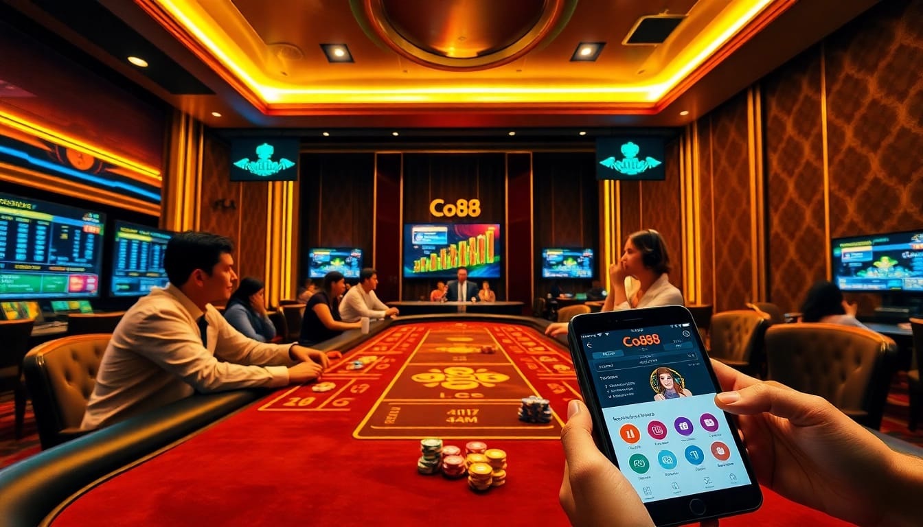 Co88 live online casino experience with engaging players and modern technology.