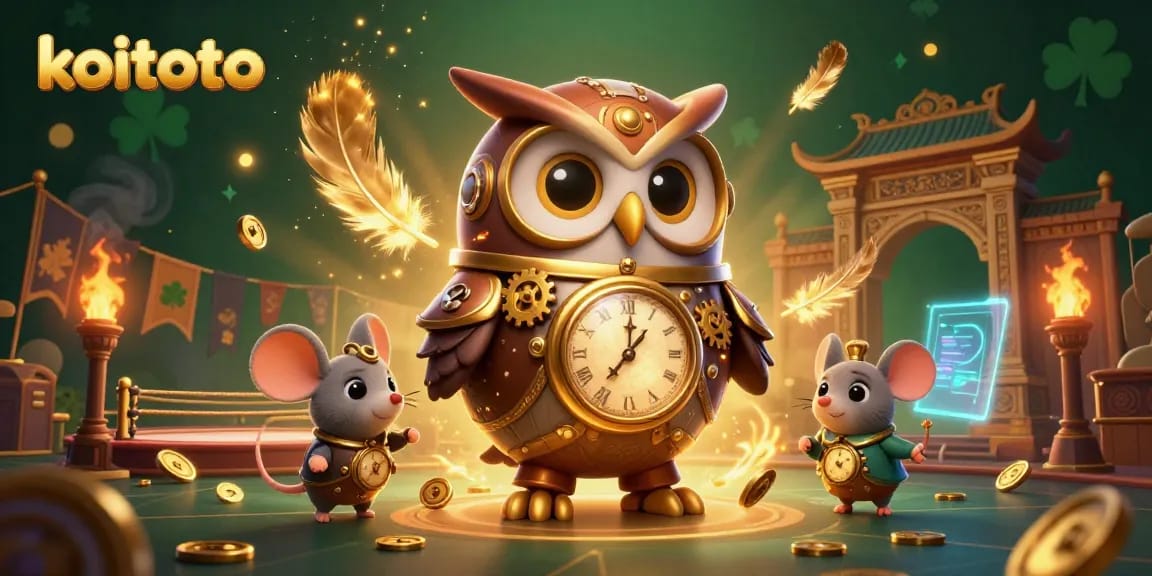 Experience thrilling betting adventures with koitoto in a rich 3D gambling world filled with coins and vibrant casino elements.