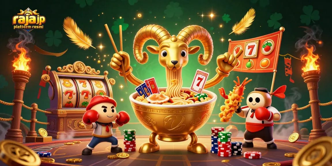 Engage in excitement at raja jp platform resmi with dynamic casino characters and vibrant game elements.