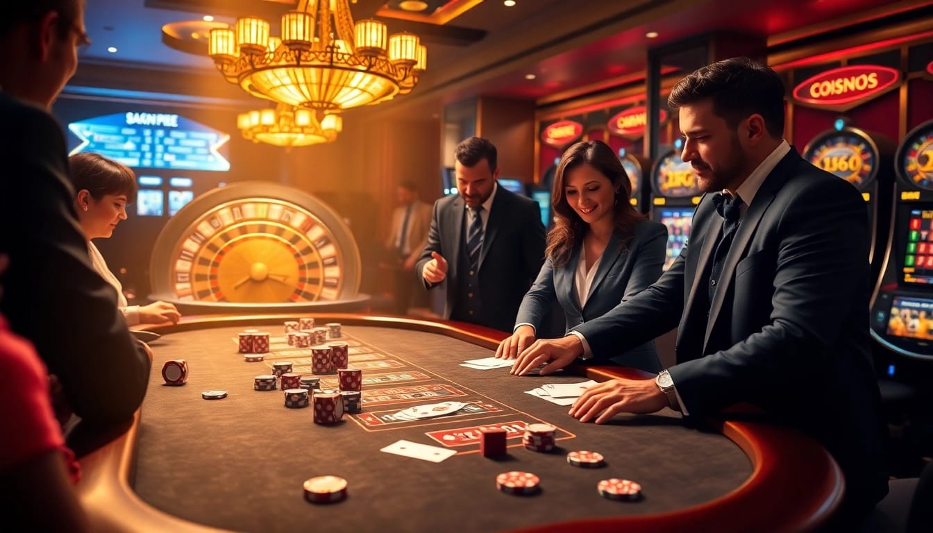 Experience thrilling games at https://78wintl.org/ with vibrant casino visuals showcasing excitement and luxury.