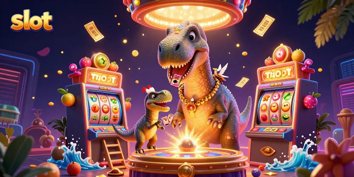 Menangkan slot dengan karakter kasino lucu dan elemen permainan yang dinamis.