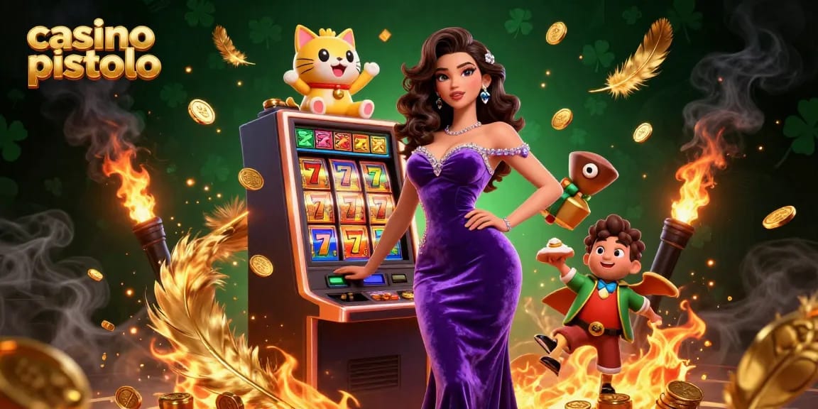 Casino Pistolo offers thrilling slot games with jackpots and a fun mascot interaction.