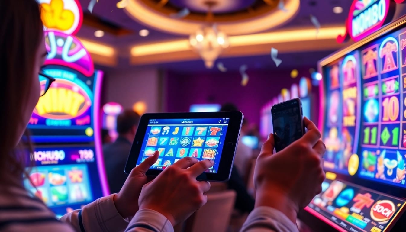 Exciting gameplay on NOHU90, showcasing vibrant slot games and jackpot opportunities.